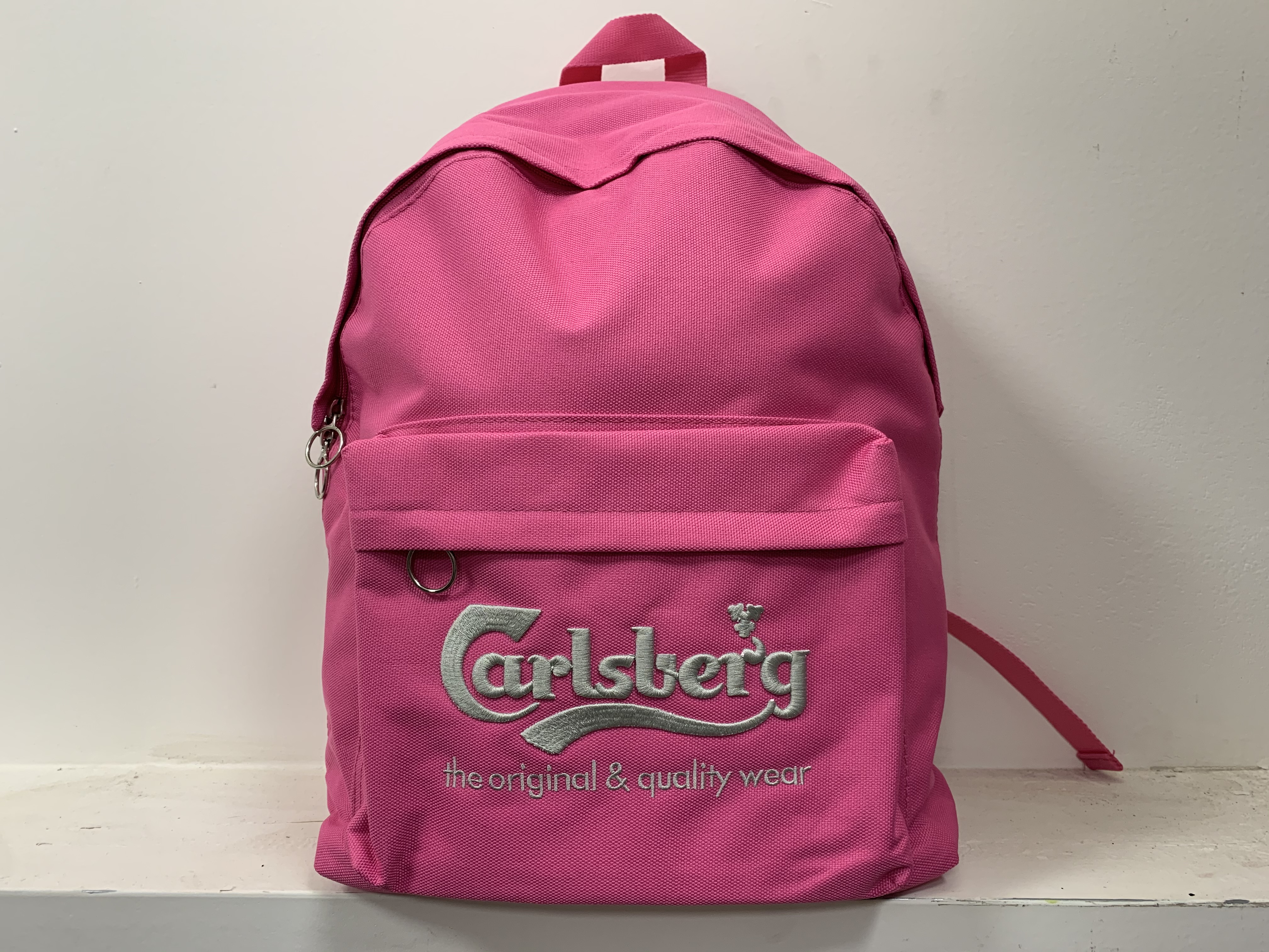 Carlsberg Zaino Carlsberg in ecopelle rosa  