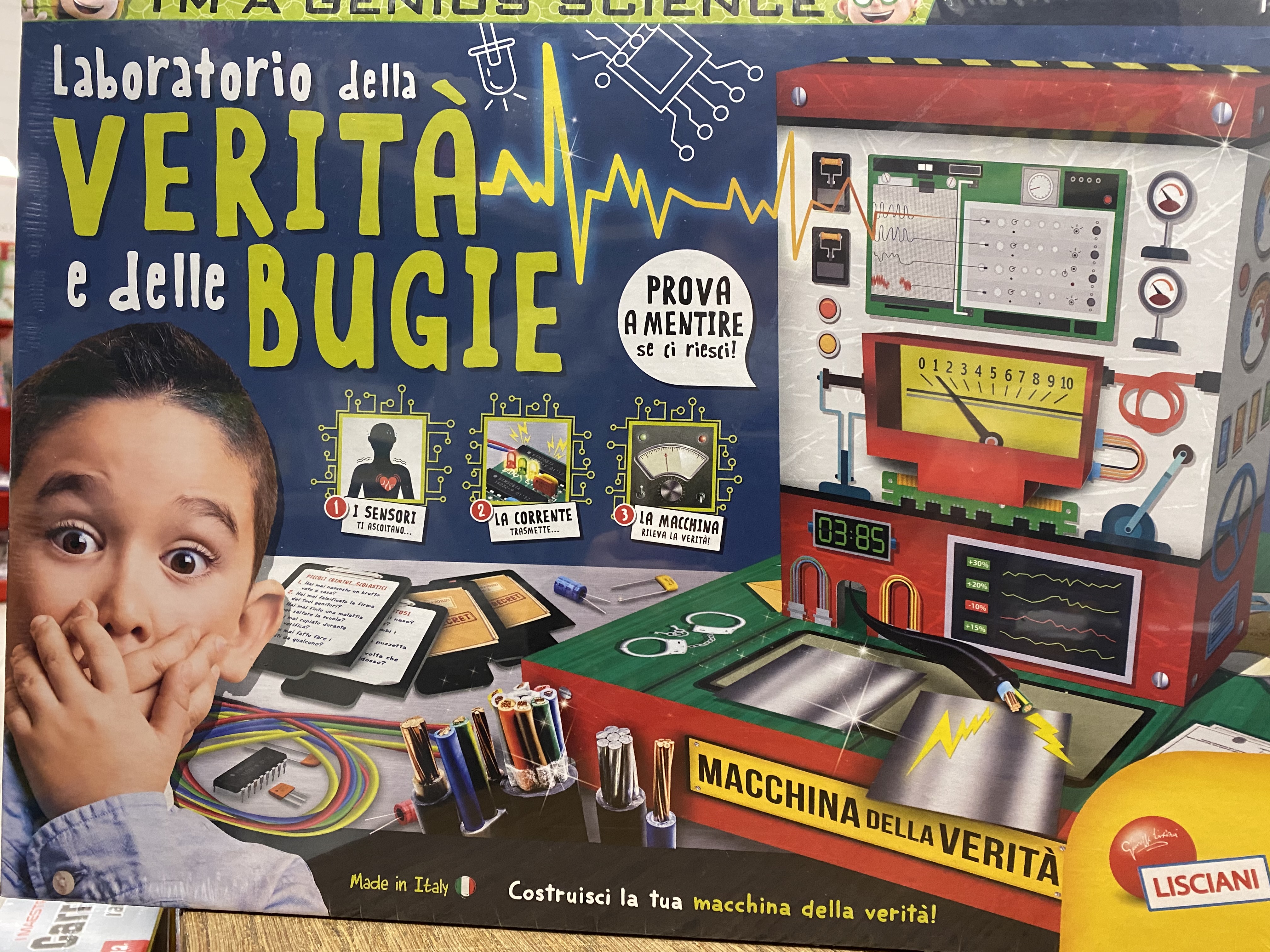 Lisciani Giochi- I'm A Genius Laboratorio della Verita' E delle Bugie Gioco  Educativo, Multicolore, 83886