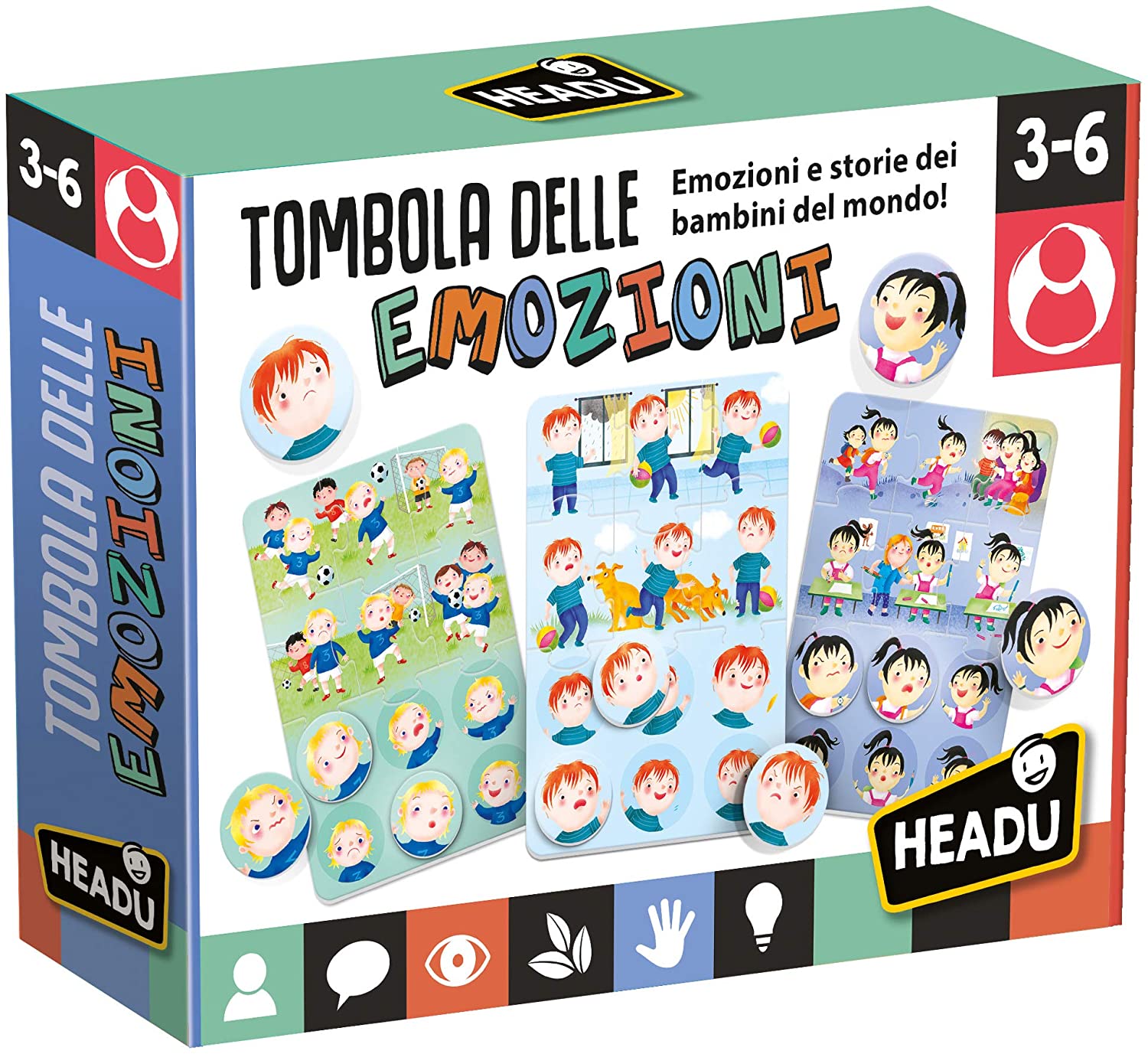 Tombola delle Emozioni - Gioco Educativo per Bambini dai 3 ai 6